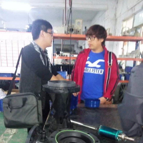 槽外立式泵赢得韩国客户的青睐